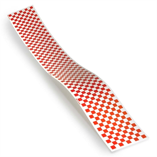 MonoKote Trim Red/Clear Checkerboard