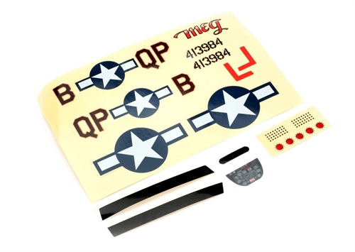 Decal Sheet: Ultra-Micro P-51D Mustang with AS3X