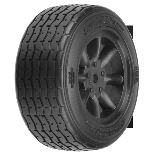 1/10 PROTOform VTA Front 26mm VTA Tires Mounted 12mm Blk Whe