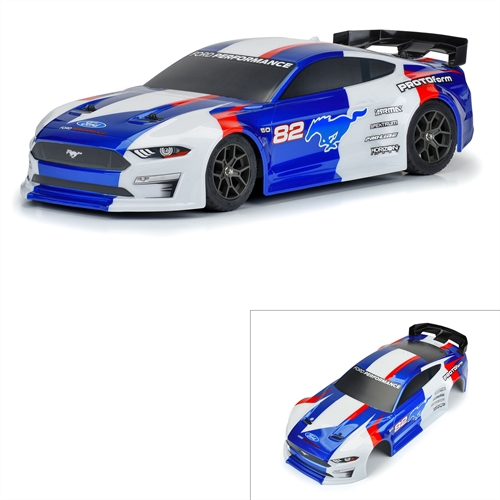 1/8 2021 Ford Mustang Painted Body (Blue): Vendetta & Infrac

