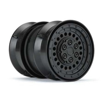 1/10 Carbine Front/Rear 1.9" 12mm Rock Crawler Wheels (2) Bl