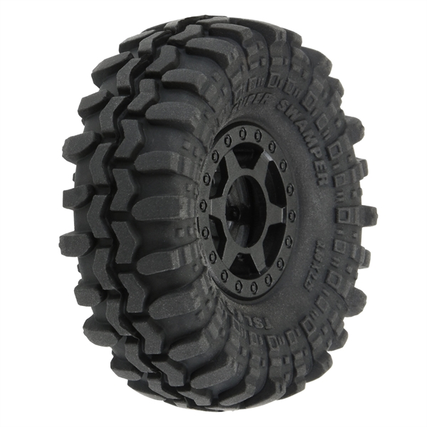 1/24 Interco Super Swamper F/R 1.0" Tires MTD 7mm Black Holc