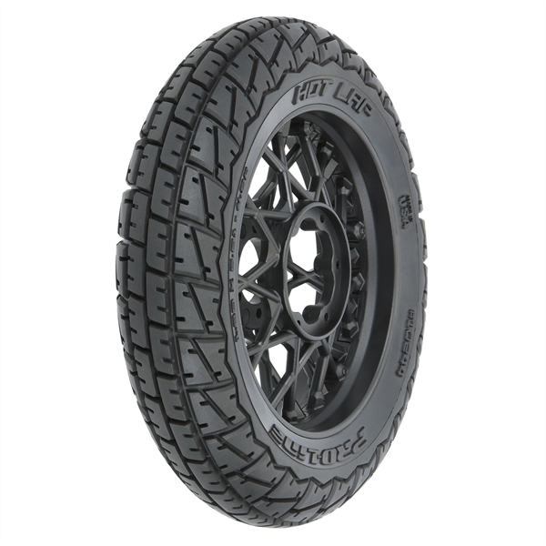 1/4 Hot Lap MX S3 Front Tire MTD Black Supermoto Wheel: Prom