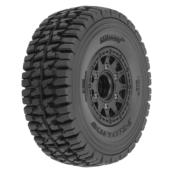1/10 Mirage TT F/R 2.2"/3.0" 12mm & 14mm Black Raid Wheels (
