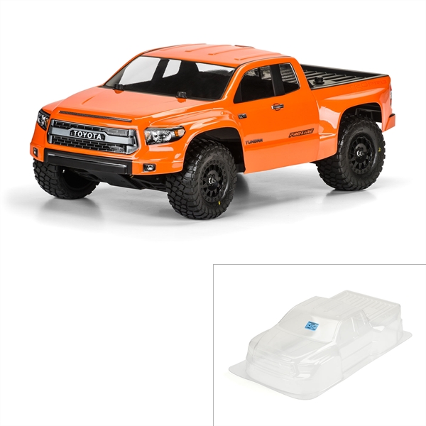 1/10 Toyota Tundra TRD Pro True Scale Clear Body: Short Cour