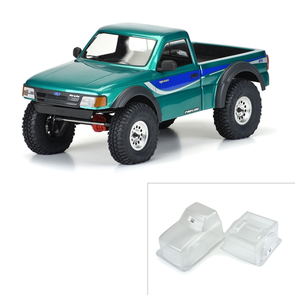 1/10 1993 Ford Ranger Clear Body 12.3" (313mm) Wheelbase Cra