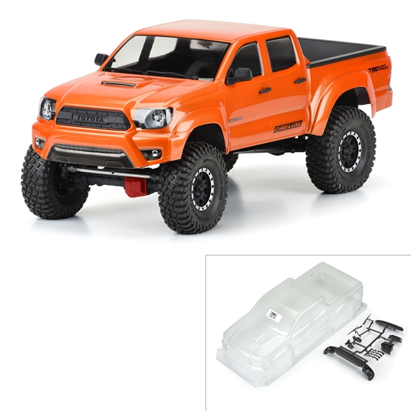 1/10 2015 Toyota Tacoma TRD Pro Clear Body 12.3" (313mm) Whe