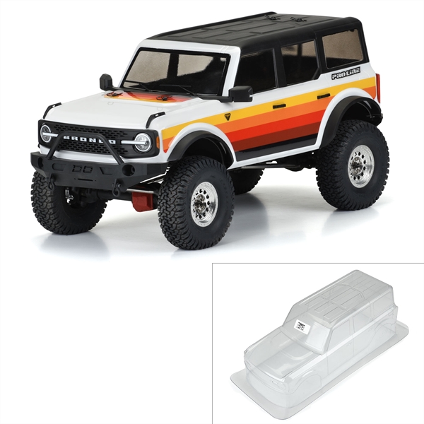 1/10 2021 Ford Bronco Clear Body Set 12.3" Wheelbase: Crawle