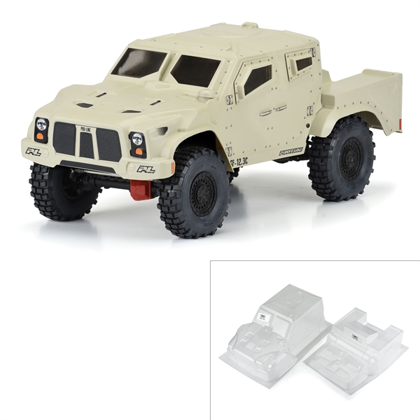 1/10 Strikeforce Clear Body 12.3" (313mm) Wheelbase Scale Cr