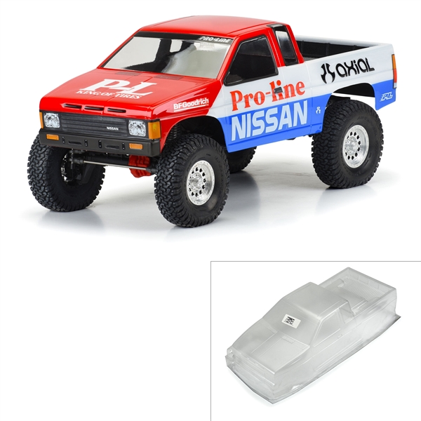 1/10 1987 Nissan Hardbody D21 Clear Body 12.3" (313mm) WB Cr