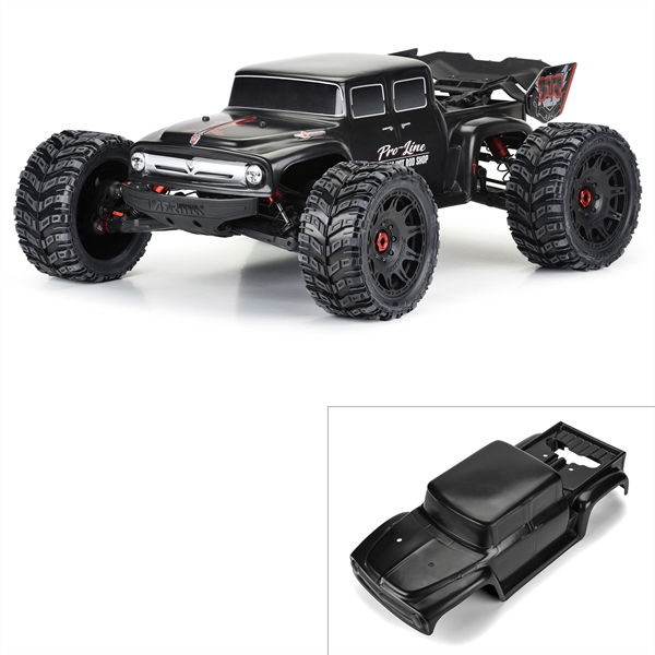 1/5 Pre-Cut Ford F-100 Bash Armor Black Body: Kraton 8S