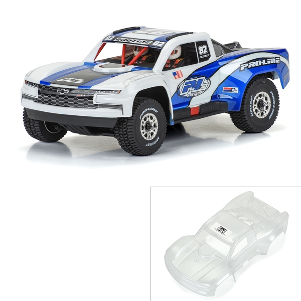 1/16 Pre-Cut 2019 Chevy Silverado Trophy Truck Clear Body: G