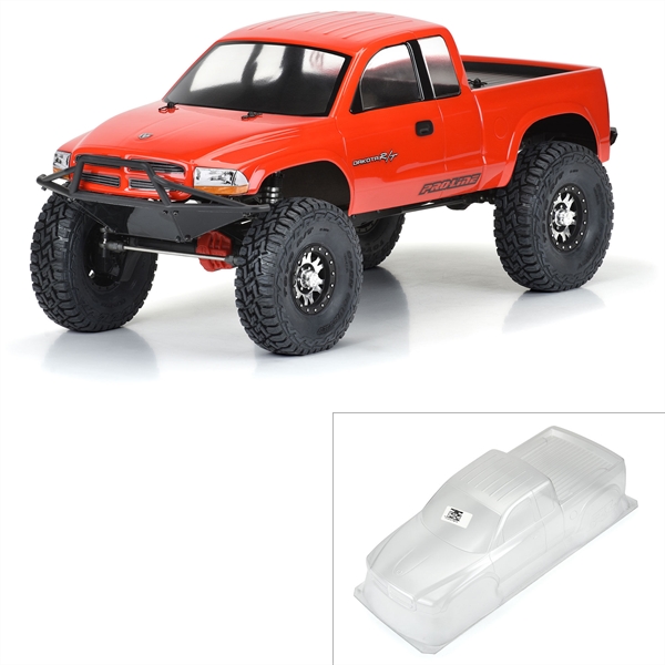 1997 Dodge Dakota Clear Body for 12.3" (313mm) Wheelbase Sca