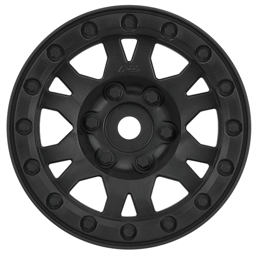 1/10 Impulse Front/Rear 1.9" 12mm Rock Crawler Wheels (2) Bl