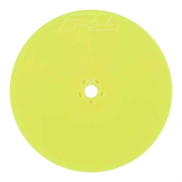 1/10 Velocity 2WD Front 2.2" 12mm Buggy Whls (2) Yellow: TLR