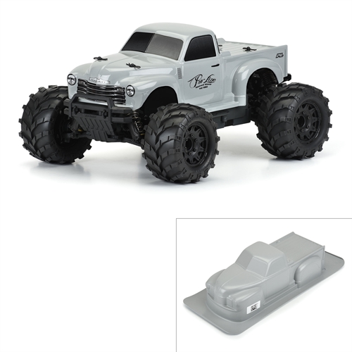 1/10 Early 50's Chevy Tough-Color Gray Body: Stampede & Gran
