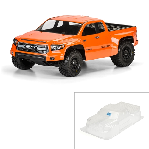 1/10 Toyota Tundra TRD Pro True Scale Clear Body: Short Cour