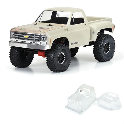 1/10 1978 Chevy K-10 Clear Body 12.3" (313mm) Wheelbase Craw