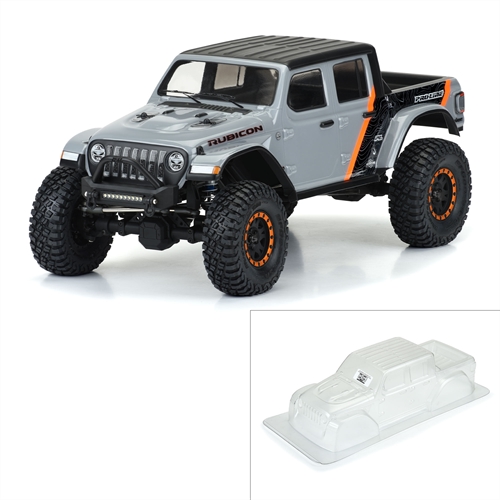 1/10 2020 Jeep Gladiator Clear Body 12.3" (313mm) Wheelbase