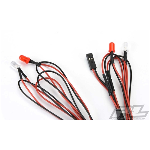 1/10 Universal LED Headlight & Tail Light Kit for Crawler Bo
