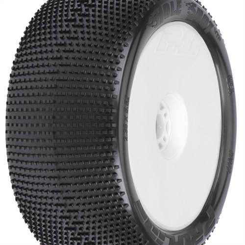 1/8 Hole Shot S3 F/R 4.0" Tires Mounted 17mm Wht Zero Offst