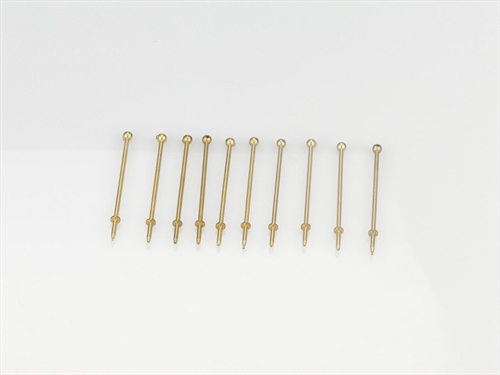 1 Hole Stanchion, Brass 35mm (Pk10)