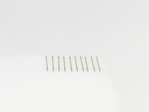 1 Hole Stanchion, Brass 20mm (Pk10)