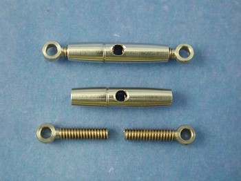 Turnbuckle, 3mm Eye, 14mm Ctr