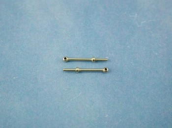 1 Hole Stanchion, Brass 10mm (Pk10)