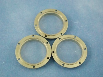 Porthole, 18mm, With 6 Hole Flange, Glazed, 10pk