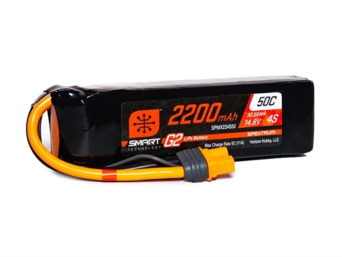 2200mAh 4S 148V SMART G2 50C IC3