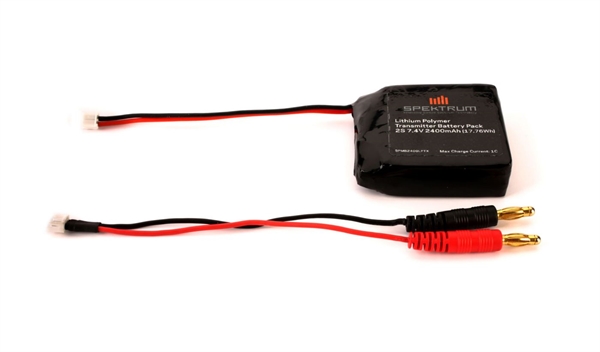 2400mAh LiPo Tx Battery: DX4S