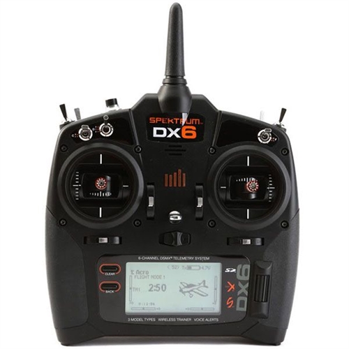 DX6 G3 6-CH DSMX Transmitter w/AR6600T RX MD2