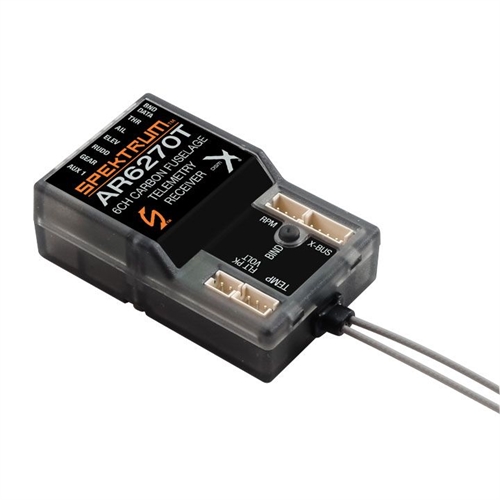 AR6270T 6CH Carbon Fuse Integrated Telemetry RX