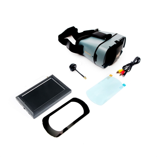 4.3 FPV Video Monitor with DVR and Headset