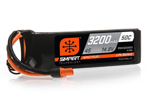 3200mAh 4S 148V 50C Smart LiPo Battery IC3
