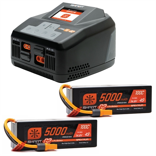 Smart Powerstage 8S Surface Bundle: (2) G2 5000mAh 4S LiPo I