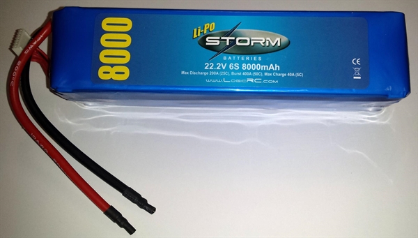 Li-Po 6S 22.2V 25C 8000mAh