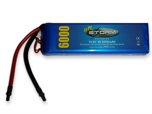 Li-Po 4S 148V 25C 6000mAh