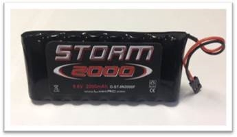 TX NiMH 9.6V AA 2000mAh Flat