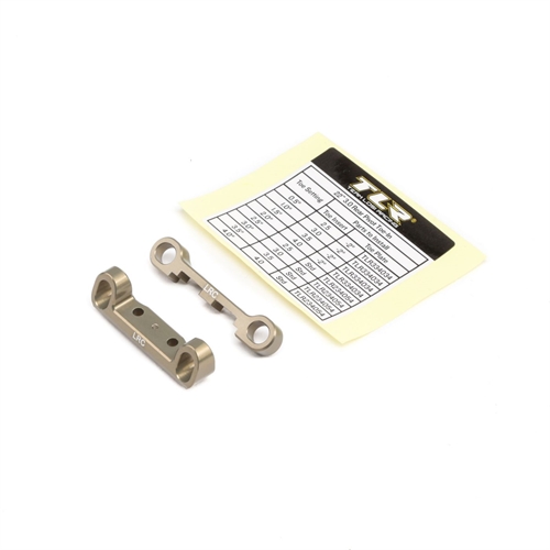 Rear Pivot Block Set, LRC, Aluminum: 22 3.0