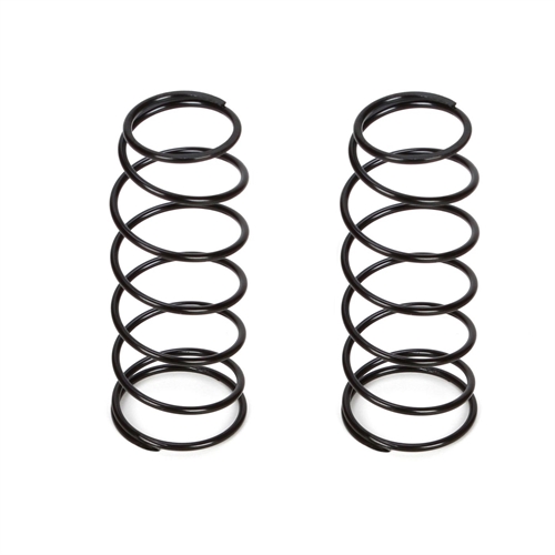 16mm FR Shk Spring, 5.0 Rate, Black (2): 8B 3.0