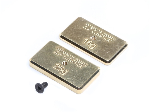 Rear Brass Weight Set, 16g & 25g: 22 5.0