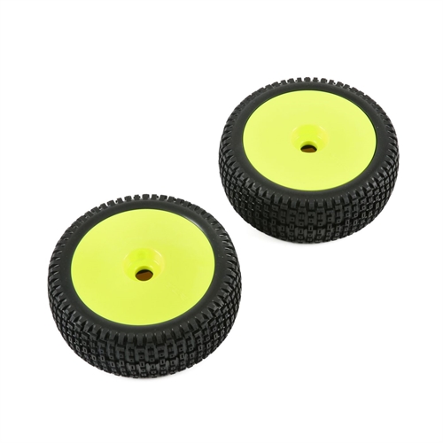 Premount Wheel & Tire, Yellow (2): 5IVE-B