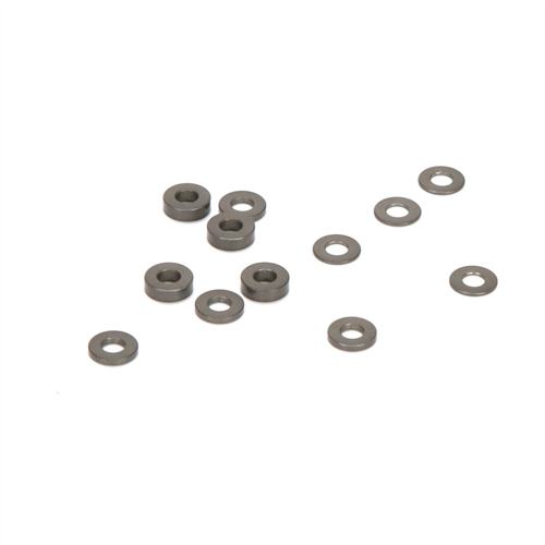 Caster Block Alum Ballstud Spacers (4ea): 22-4