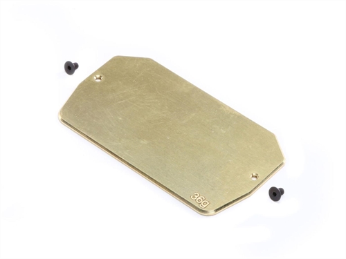 Brass Electronics Mounting Plate, 34g: 22 5.0