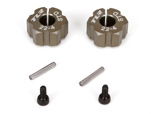 Rear Hex, Std Width, Alum: 22-4