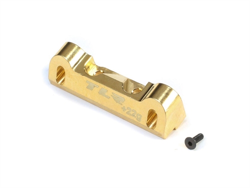 Brass Hinge Pin Brace, LRC +22g: 22 5.0