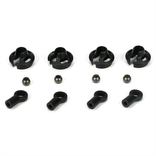 Shock End Set w/ Spring Cups, 12mm Shock: 22