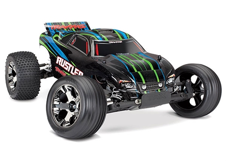 Rustler VXL Brushless 2WD TSM (TQi/No Batt or Chg) - Green